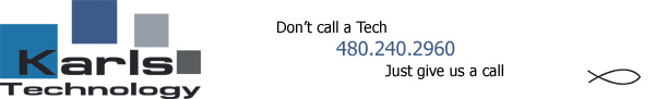Just give Karls Technology Johnson Ranch Computer Repair Service Company a call at 602.445.9862